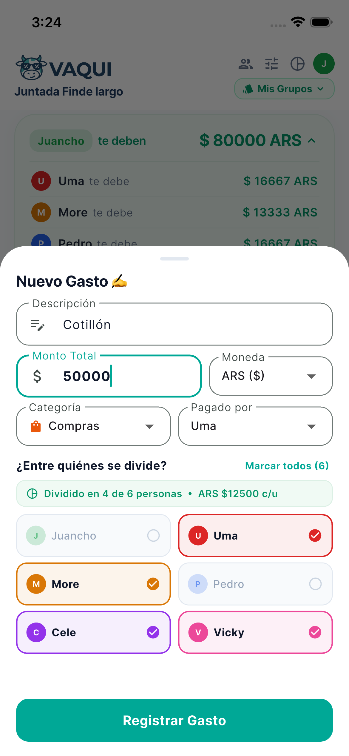 Tarjeta de estado Verde y Rojo en vivo