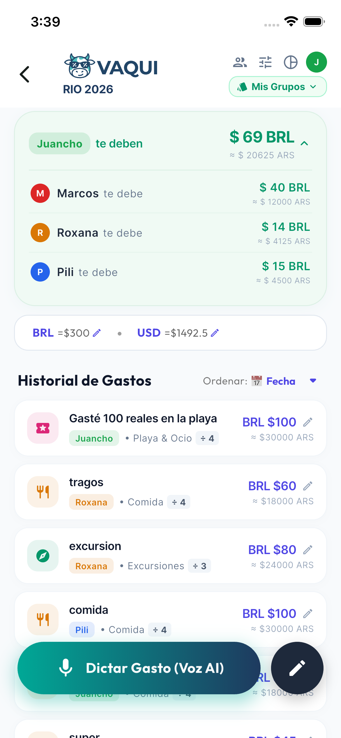 Configuración del perfil y cuenta de usuario